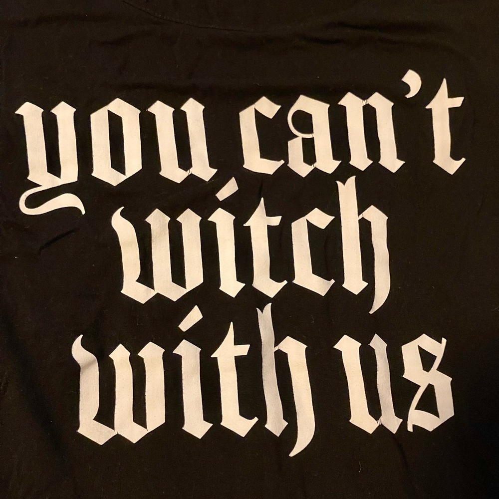Goth Punk Emo Wiccan Black Flowy Tank Too